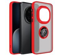 Coque pour Honor Magic 7 Pro Bague Magnétique Rouge