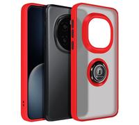 Coque pour Honor Magic 7 Pro Bague Magnétique Rouge