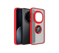 Coque pour Honor Magic 7 Pro Bague Magnétique Rouge