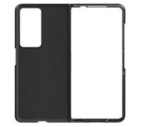 Coque pour Honor Magic V2 5G - AVIZAR - Noir - Effet Carbone - Conception 2 parties