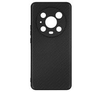 Coque pour Honor Magic4 Pro Dos Rigide Contour Souple Effet Carbone Noir