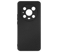 Coque pour Honor Magic4 Pro Dos Rigide Contour Souple Effet Carbone Noir