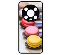 Coque Pour Honor Magic4 Pro - Gourmandise De Macaron - Silicone - Noir