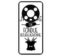 Coque Pour Honor Magic4 Pro - J Peux Pas J Ai Fondue Bourguignonne 1 - Silicone - Noir
