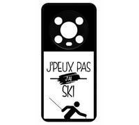 Coque Pour Honor Magic4 Pro - J Peux Pas J Ai Ski 1 - Silicone - Noir