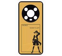 Coque Pour Honor Magic4 Pro - One Piece Monkey D Luffy - Silicone - Noir