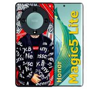 Coque Pour Honor Magic5 Lite - Dbz Goku Urban Saiyan Streetwise Fighter - Silicone - Noir