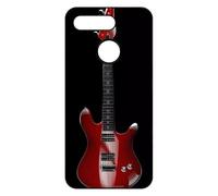Coque Pour Honor View 20 - Guitare Red - Noir