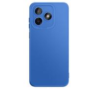 Coque pour Honor X5c Plus en Silicone Souple avec Renfort Bloc Caméra Bleu