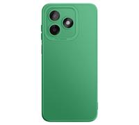 Coque pour Honor X5c Plus en Silicone Souple avec Renfort Bloc Caméra Vert