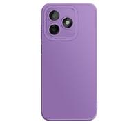 Coque pour Honor X5c Plus en Silicone Souple avec Renfort Bloc Caméra Violet