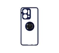 Coque pour Honor X7a Antichoc avec Bague Support Métallique Bleu pâle
