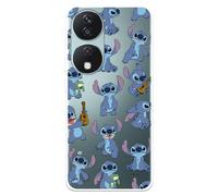 Coque pour Honor X7b - 90 Smart 5G officielle Lilo & Stitch motif transparent pour protéger votre téléphone portable Coque en silicone souple sous licence officielle Disney