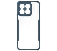 Coque pour Honor X8b Silicone Coins Antichoc Bloc Caméra Couvert Bleu Nuit