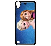 Coque Pour Htc Desire 530 - Frozen Reine Des Neiges Anna Vs Elsa - Noir