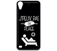 Coque Pour Htc Desire 530 - J Peux Pas J Ai Plage 2 - Noir