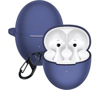 Coque Pour Huawei Freebuds 6 Protection Case,Étui En Souple Silicone Avec Mousqueton,Housse Anti Rayures,Antichoc Fine,Souple,Élégante -Violet[MON9260814]