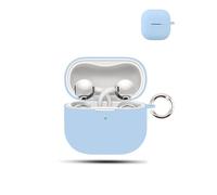 Coque pour Huawei FreeClip 2 écouteurs sans Fil,daunke étui de Protection Souple en Silicone，étui Doux pour la Peau avec Boucle Ronde, Protection complète, Ciel Bleu