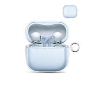 Coque pour Huawei FreeClip 2 écouteurs sans Fil,daunke étui de Protection Souple en TPU，étui Doux pour la Peau avec Boucle Ronde, Protection complète, Transparent