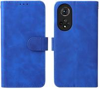 Coque Pour Huawei Honor 50 Huawei Nova 9 Cuir Premium Housse Folio Flip Case Pu+Tpu Filp Etui Flip Cover Portefeuille Ave Id Carte De Crédit Slot Fermeture Magnétique Bleu