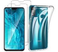 Coque gel transparente pour Huawei Honor 9X Lite et 2 protections écran verre trempé []