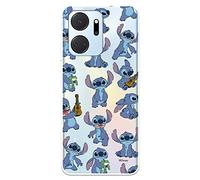 Coque pour Huawei Honor X7A Officiel de Lilo & Stitch Motif Transparent pour protéger votre téléphone portable Coque Huawei en silicone souple avec licence officielle Disney
