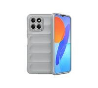 Coque pour Huawei Honor X8 5G / X6 / X6a / 70 Lite - housse etui silicone gel fine + film ecran - GRIS CLAIR -