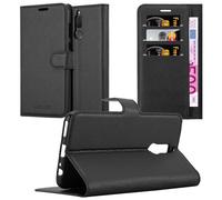 cadorabo Coque pour Huawei Mate 10 Lite en Noir DE Jais - Housse Protection avec Fermoire Magnétique, Stand Horizontal et Fente Carte - Portefeuille Etui Poche Folio Case Cover