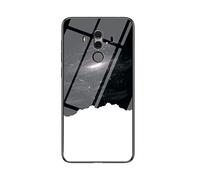 Coque pour Huawei Mate 10 Pro,Marbre Verre trempé Ultra Fine Silicone Housse Original Étui de Protection en Souple Doux TPU Gel Bumper pour Huawei Mate 10 Pro (Ciel étoilé Cosmique)