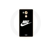 Coque pour Huawei Mate 8 Nike Logo blanc fond Noir