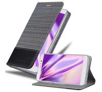cadorabo Coque pour Huawei Mate 9 en Gris Noir - Housse Protection avec Fermoire Magnétique, Stand Horizontal et Fente Carte - Portefeuille Etui Poche Folio Case Cover