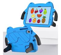 Coque pour Huawei MatePad 10,4" pour enfants, légère EVA + PC, résistante aux chocs, avec poignée et bandoulière (bleu)