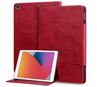 Coque pour Huawei MediaPad M5 /M5 Pro 10.8 Pouces 2018, Ultra Fin Étui de Protection avec Support à Fermeture Magnétique, Housse Étui avec Veille/Réveil Automatique, Rouge