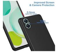 Coque pour Huawei Nova 11i - housse etui silicone gel fine + verre trempe - NOIR