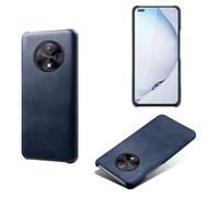 Coque pour Huawei Nova Y90 4G,Anti-dérapage,Protection Contre Les Chutes,Coquille arrière Simple de Couleur Solide,Design en Cuir d'imitation en Plastique-Blue