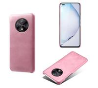 Coque pour Huawei Nova Y90 4G,Anti-dérapage,Protection Contre Les Chutes,Coquille arrière Simple de Couleur Solide,Design en Cuir d'imitation en Plastique-Pink