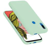 cadorabo Coque Compatible avec Huawei P Smart Z / Y9 Prime 2019 / Enjoy 10 Plus, Étui Housse en Silicone- Coque pour P Smart Z - Protection Antichoc, Anti-Empreintes - Liquid Light Green