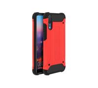 Coque pour Huawei P20 Coque Defender II Antichutes 1.8m Bumper Protection Rouge