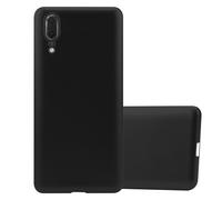 cadorabo Coque pour Huawei P20 en Metallic Noir - Housse Protection Souple en Silicone TPU avec Anti-Choc et Anti-Rayures - Ultra Slim Fin Gel Case Cover Bumper