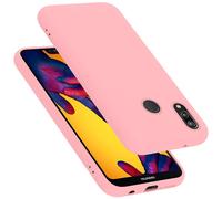 cadorabo Coque Compatible avec Huawei P20 Lite 2018 / Nova 3E, Étui Housse en Silicone- Coque pour P20 Lite 2018 / Nova 3E- Protection Antichoc, Anti-Empreintes- TPU Housse - Mat Liquid Pink