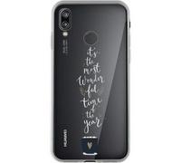 Coque pour Huawei P20 Lite Rigide avec Motifs Wonderful Time BigBen Connected Transparent