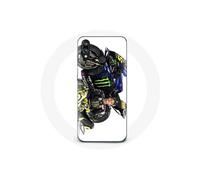 Coque pour Huawei P20 Lite Valentino Rossi Pilote de vitesse fond blanc