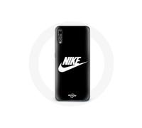 Coque - Nike - Huawei P20 - Souple - Noir - Logo Blanc