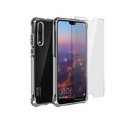 Coque pour Huawei P20 Pro Coque Silicone Souple + Film Hydrogel Transparent