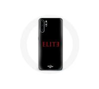 Coque pour Huawei P30 Elite Saison 5 Logo Rouge Fond Noir