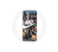 Coque - Nike - P30 Lite - Souple - Blanc - Roue Moto