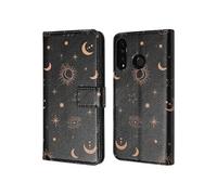 Coque pour Huawei P30 Lite Similicuir Sky Noir