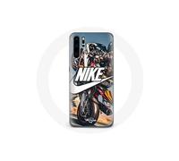 Coque pour Huawei P30 - Nike - Logo Blanc - Roue Moto - Souple - Mixte
