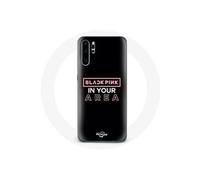 Coque pour Huawei P30 Pro Blackpink in Your Area Logo Rose Fond Noir