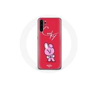 Coque pour Huawei P30 Pro BTS Bangtan Garçons BT21 Cooky Fond Rouge